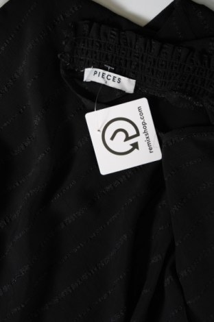 Γυναικεία μπλούζα Pieces, Μέγεθος S, Χρώμα Μαύρο, Τιμή 2,47 €