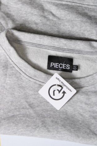 Γυναικεία μπλούζα Pieces, Μέγεθος XL, Χρώμα Γκρί, Τιμή 5,57 €