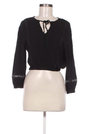 Дамска блуза Pull&Bear, Размер S, Цвят Черен, Цена 6,27 лв.