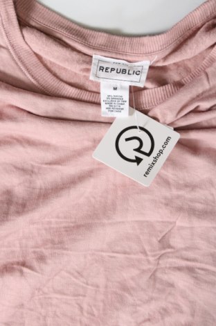 Γυναικεία μπλούζα Republic, Μέγεθος M, Χρώμα Σάπιο μήλο, Τιμή 4,70 €