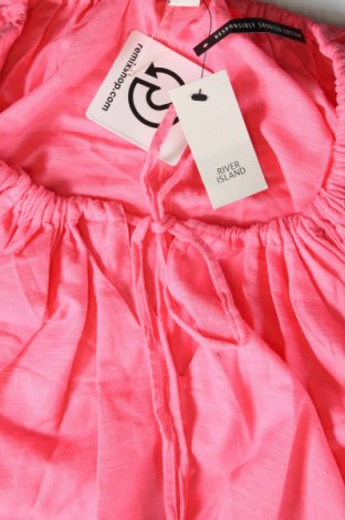 Γυναικεία μπλούζα River Island, Μέγεθος M, Χρώμα Ρόζ , Τιμή 9,92 €