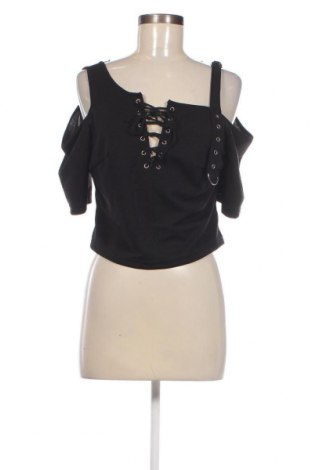 Damen Shirt Romwe, Größe XL, Farbe Schwarz, Preis 13,22 €