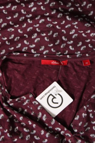 Γυναικεία μπλούζα S.Oliver, Μέγεθος S, Χρώμα Κόκκινο, Τιμή 5,26 €