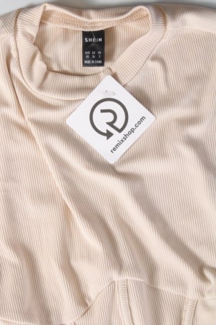 Γυναικεία μπλούζα SHEIN, Μέγεθος XS, Χρώμα  Μπέζ, Τιμή 5,25 €