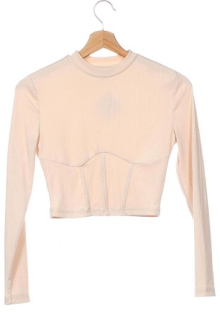 Γυναικεία μπλούζα SHEIN, Μέγεθος XS, Χρώμα  Μπέζ, Τιμή 4,96 €