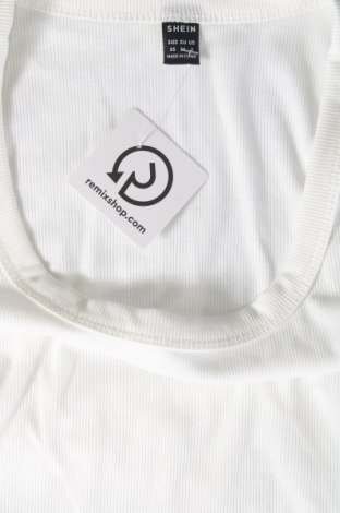 Γυναικεία μπλούζα SHEIN, Μέγεθος XS, Χρώμα Λευκό, Τιμή 5,25 €