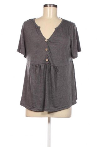 Дамска блуза SHEIN, Размер XL, Цвят Сив, Цена 19,00 лв.