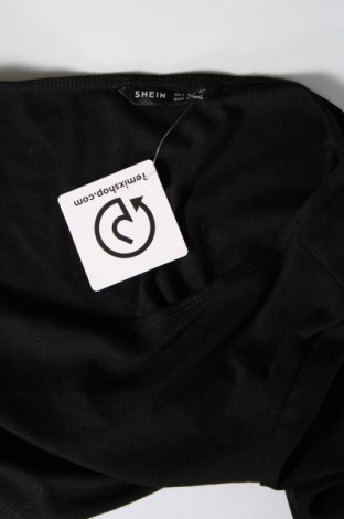 Γυναικεία μπλούζα SHEIN, Μέγεθος S, Χρώμα Μαύρο, Τιμή 2,35 €