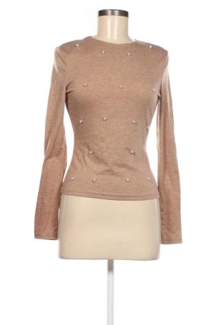 Γυναικεία μπλούζα SHEIN, Μέγεθος S, Χρώμα  Μπέζ, Τιμή 4,96 €