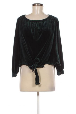 Дамска блуза SHEIN, Размер L, Цвят Зелен, Цена 7,22 лв.