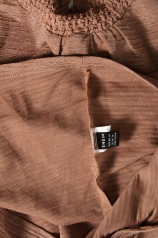 Γυναικεία μπλούζα SHEIN, Μέγεθος XL, Χρώμα Καφέ, Τιμή 5,88 €