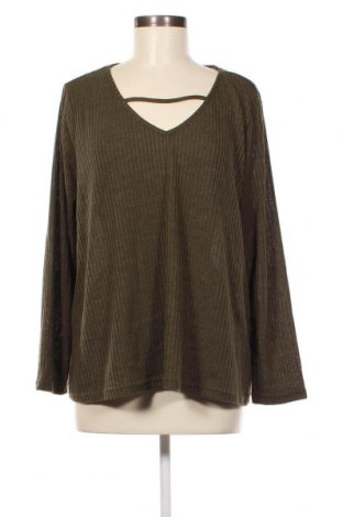Дамска блуза SHEIN, Размер XXL, Цвят Зелен, Цена 10,45 лв.