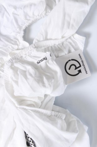 Γυναικεία μπλούζα Sinsay, Μέγεθος XL, Χρώμα Λευκό, Τιμή 9,79 €