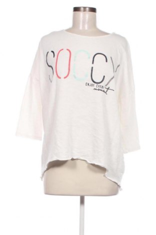 Γυναικεία μπλούζα Soccx, Μέγεθος S, Χρώμα Λευκό, Τιμή 11,88 €