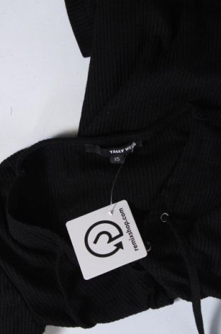 Дамска блуза Tally Weijl, Размер XS, Цвят Черен, Цена 10,16 лв.