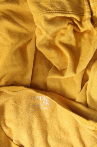 Γυναικεία μπλούζα Terra & Sky, Μέγεθος XL, Χρώμα Κίτρινο, Τιμή 5,29 €