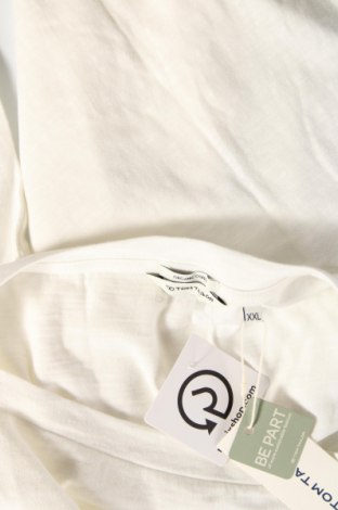 Γυναικεία μπλούζα Tom Tailor, Μέγεθος XXL, Χρώμα Λευκό, Τιμή 17,86 €