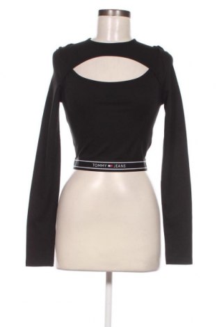 Γυναικεία μπλούζα Tommy Jeans, Μέγεθος S, Χρώμα Μαύρο, Τιμή 40,21 €