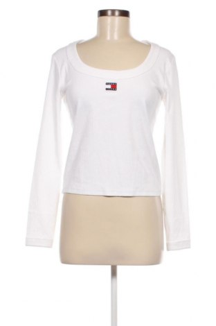 Дамска блуза Tommy Jeans, Размер L, Цвят Бял, Цена 70,20 лв.
