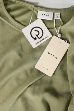 Γυναικεία μπλούζα VILA, Μέγεθος M, Χρώμα Πράσινο, Τιμή 5,93 €