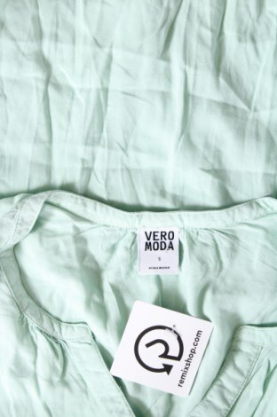 Дамска блуза Vero Moda, Размер S, Цвят Зелен, Цена 10,21 лв.