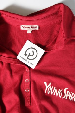 Damen Shirt Young Spirit, Größe L, Farbe Rot, Preis 5,92 €