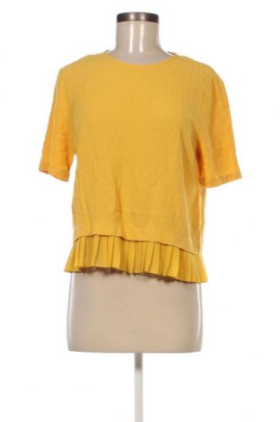 Bluză de femei Zara, Mărime L, Culoare Galben, Preț 29,92 Lei