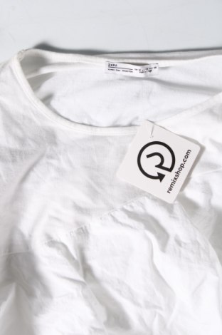 Дамска блуза Zara, Размер M, Цвят Бял, Цена 13,14 лв.