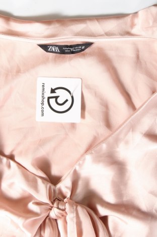 Дамска блуза Zara, Размер M, Цвят Розов, Цена 6,48 лв.
