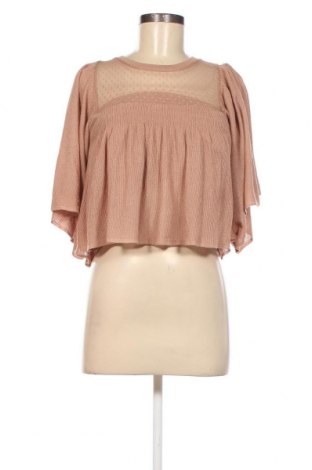 Дамска блуза Zara, Размер M, Цвят Бежов, Цена 15,60 лв.