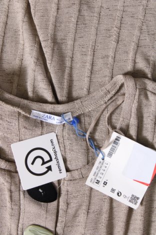 Damen Shirt Zara, Größe M, Farbe Beige, Preis 12,00 €