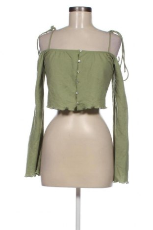 Γυναικεία μπλούζα Zara, Μέγεθος M, Χρώμα Πράσινο, Τιμή 7,46 €