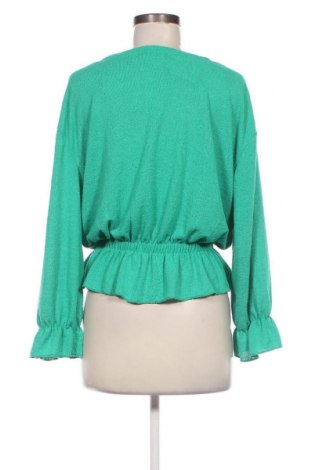 Дамска блуза Zara, Размер M, Цвят Зелен, Цена 7,29 лв.