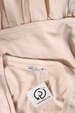 Bluză de femei Zara, Mărime L, Culoare Bej, Preț 49,87 Lei