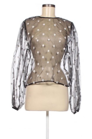Дамска блуза Zara, Размер M, Цвят Черен, Цена 43,36 лв.