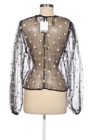 Дамска блуза Zara, Размер M, Цвят Черен, Цена 50,38 лв.