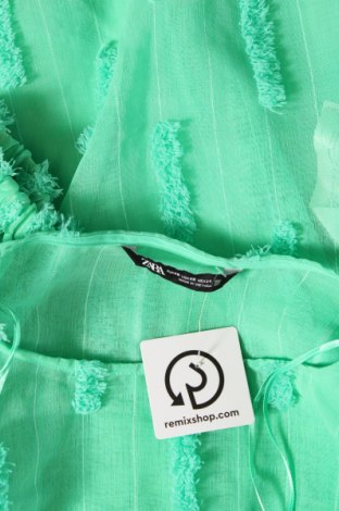 Damen Shirt Zara, Größe XS, Farbe Grün, Preis 7,89 €