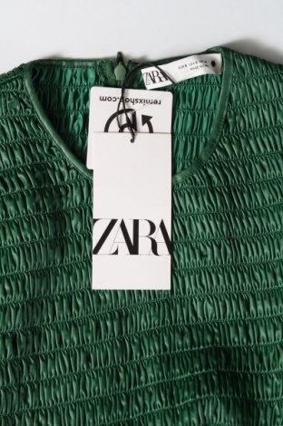 Bluză de femei Zara, Mărime S, Culoare Verde, Preț 77,80 Lei