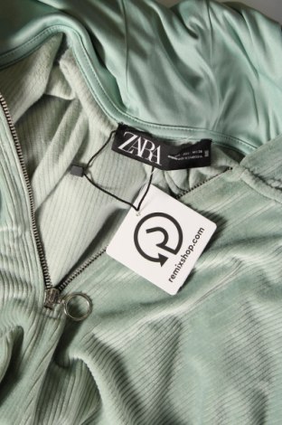 Γυναικεία μπλούζα Zara, Μέγεθος L, Χρώμα Πράσινο, Τιμή 6,68 €