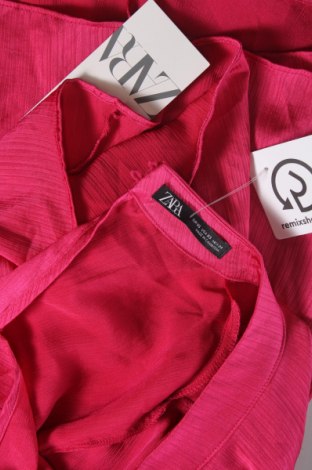 Дамска блуза Zara, Размер XS, Цвят Розов, Цена 43,79 лв.