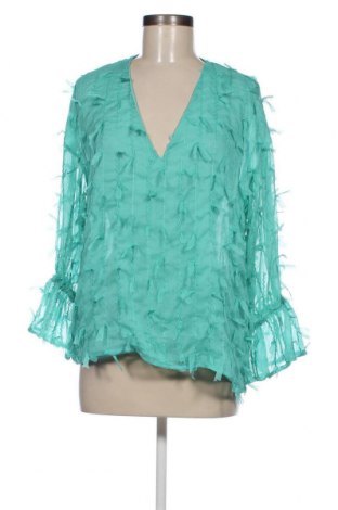Γυναικεία μπλούζα Zara, Μέγεθος S, Χρώμα Πράσινο, Τιμή 23,36 €