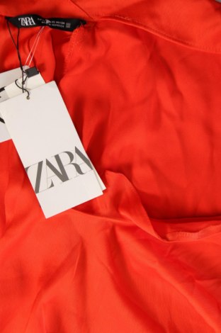 Дамска блуза Zara, Размер XS, Цвят Оранжев, Цена 30,50 лв.