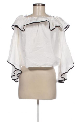 Γυναικεία μπλούζα Zara, Μέγεθος L, Χρώμα Λευκό, Τιμή 8,29 €
