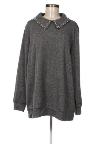 Γυναικεία μπλούζα Zizzi, Μέγεθος XL, Χρώμα Γκρί, Τιμή 9,65 €