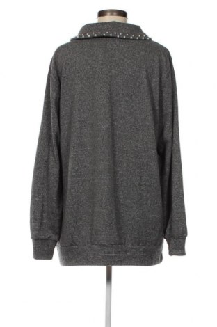 Γυναικεία μπλούζα Zizzi, Μέγεθος XL, Χρώμα Γκρί, Τιμή 12,06 €