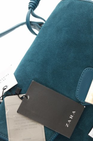Γυναικεία τσάντα Zara, Χρώμα Μπλέ, Τιμή 55,83 €