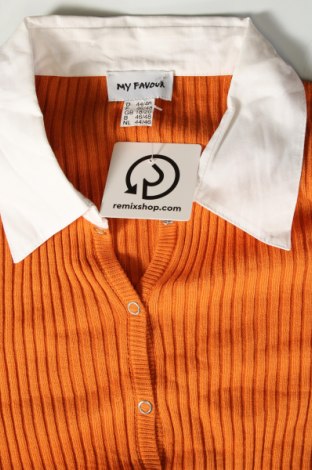 Damen Strickjacke, Größe XL, Farbe Orange, Preis € 12,51