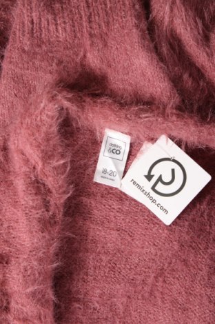 Damen Strickjacke Clothing & Co, Größe XL, Farbe Rosa, Preis 8,07 €