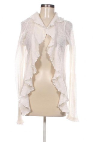 Damen Strickjacke Fransa, Größe M, Farbe Weiß, Preis 5,71 €
