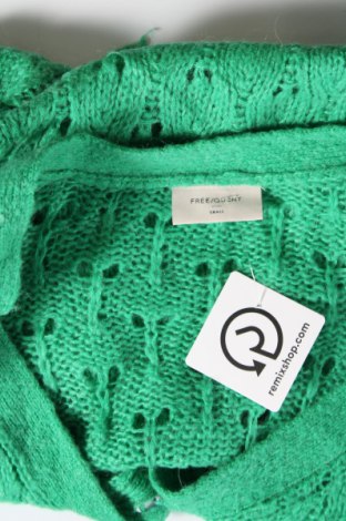 Cardigan de damă Free Quent, Mărime S, Culoare Verde, Preț 26,97 Lei